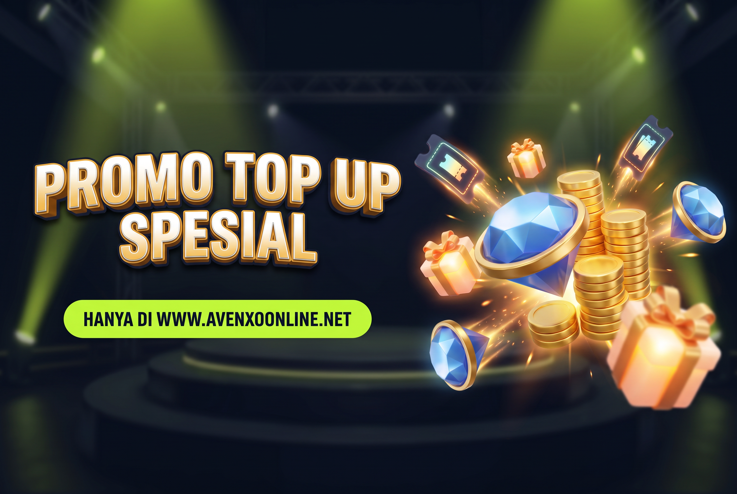 Promo top up spesial di AVENXO ONLINE